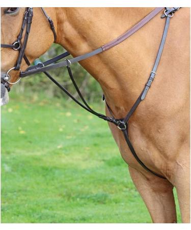 Shires Aviemore Hunt Weight Breastplate-Black Cob - Buy Online on SooperMarket.com