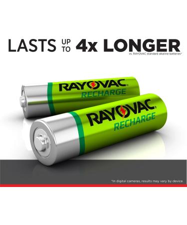 Rayovac AAA Rechargeable Batteries - 4 Count Pack of 2 | Long-lasting Power for All Devices - Buy Online on SooperMarket.com