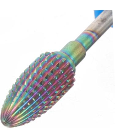 PLAFOPE Nail Bit Cuticle Pusher Manicure Tools Nail Art Polishing Tools Women Nail Drill Bit Nail Drill Bits for Nail Salon Nail Art Drill Bits Manicure Drill Bits Tungsten Steel 5.4x1.2cm Colorful - Buy Online on SooperMarket.com