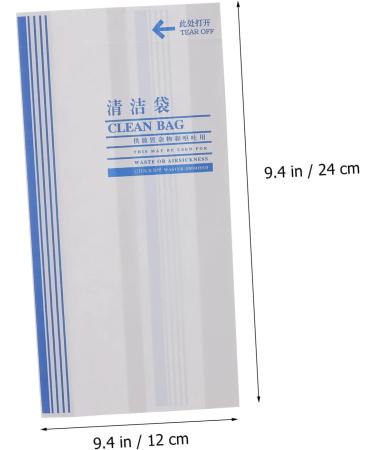 ULTECHNOVO 100pcs Car Trash Bag Disposable Vomit Bags - Motion Sickness & Emesis Bags for Kids - Buy Online on SooperMarket.com