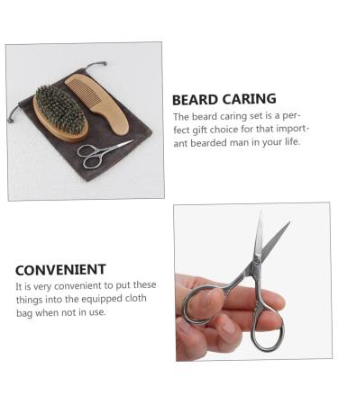NOLITOY Men's Beard Care Kit - 3 Sets with Conditioner Oil Razor & Accessories for Ultimate Grooming - Buy Online on SooperMarket.com