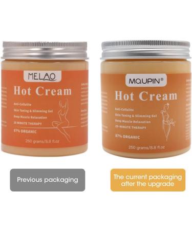 Organic Anti Cellulite Cream 250g for Skin Tightening and Fat Burning - Buy Online on SooperMarket.com