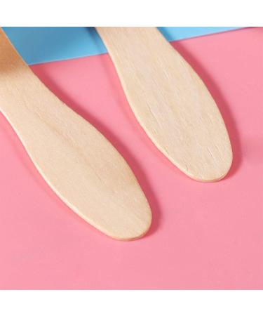 Condiment Spoons 100pcs Wooden Ice Cream Spoons Wood Taster Spoons Popsicle Paddles Spoon Spoons - Buy Online on SooperMarket.com