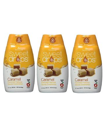 Sweet Drops Caramel (Pack of 3) 1.7 Ounce (Pack of 3)