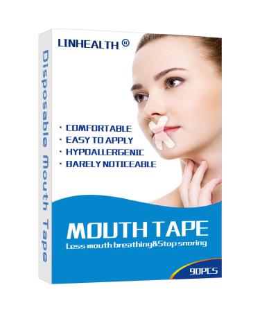 Sleep Tape Advanced Gentle Sleep Strips for Better Nose Breathing Less Mouth Breathing Improve Night Sleep and Instant Snoring Relief (90PCS)