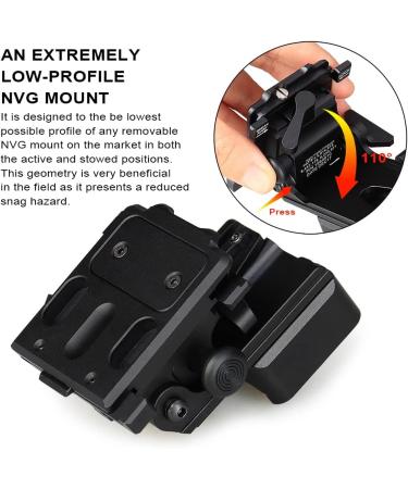 E.T Dragon Night Vision Goggles NVG Mount Metal Helmet Mount Fully Modular Interface System for PVS14/PVS18/PVS15/PVS7 - Buy Online on SooperMarket.com