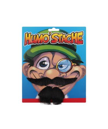Alsino mustache for gluing black fake self -adhesive Mario sticker - for parties costumes & cladding - for children & adults LG9613 BART 4