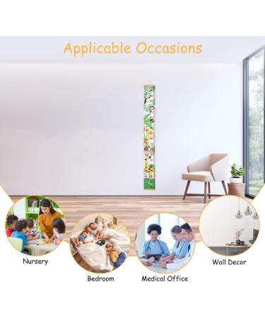 Kids Height Chart - Canvas Growth Chart for Baby with Forest Animal Theme - 79 x 7.9 Inches - Buy Online on SooperMarket.com