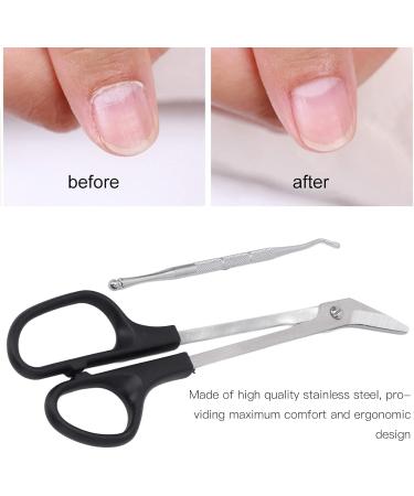 Professional Nail Scissors Long Handled Sharpp Nail Clippers Cutters Stainless Steel Manicure Scissors for Fingernail & Toenail - Buy Online on SooperMarket.com