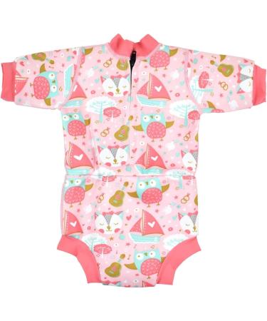 Splash About Happy Nappy Wetsuit & Reusable Swim Nappy Owl & Pussycat 12-24 Months - Buy Online on SooperMarket.com