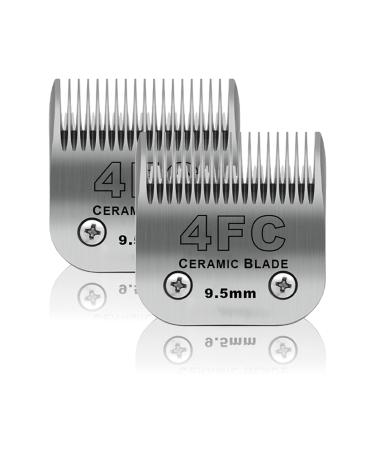 BESTBOMG 2 piece of replacement knife for the fur care of dogs compatible with the Heiniger/Moser Max45/Andis/Easter A5 size 4FC 3/8 inches (9.5 mm) cutting length 4FC-S-2