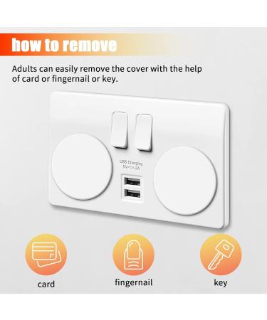 Child Safety Plug Socket Covers UK - 10 Socket + 4 Corner Protector Set - Buy Online on SooperMarket.com