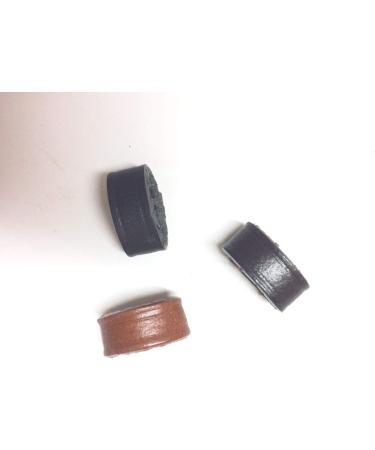 Buy GS-Sports 4 Leather Loops for Bulky Strap Pulp - Premium Sliding Shocking in Black Dark Brown Light Brown & Medium Brown - Perfect for Riding Straps - International Shipping Available - Buy Online on SooperMarket.com