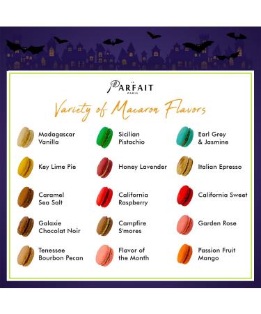 Le Parfait Paris French Macarons Gift Box - 24 Assorted Gourmet Desserts for Baby Shower, Birthdays, Mothers Day, & Anniversary - Buy Online on SooperMarket.com