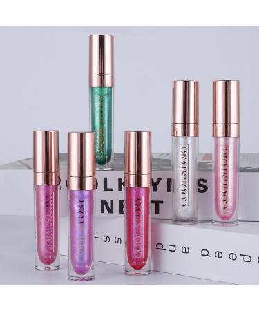Glitter Lip Gloss | Shimmer Holographic & Sparkly Finish | Long Wear Waterproof 3D Lip Gloss | Buy Now - Buy Online on SooperMarket.com