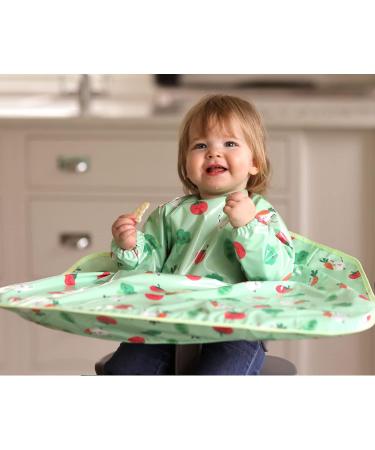 Bibetta Wipeezee Premium Waterproof Coverall Bib for Baby | Eco Friendly Durable Bib for Highchair Feeding | Bunny & Veg Design | 6m+ Boy/Girl - Buy Online on SooperMarket.com