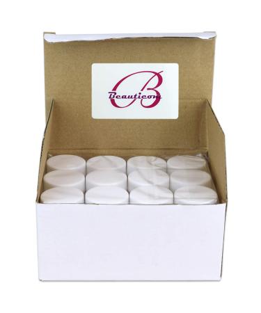Beauticom 7g Thick Wall Clear Acrylic Jars - Leak Proof Cosmetic Storage (24 Sets) for Creams Salves & Scrubs - International Shipping - Buy Online on SooperMarket.com