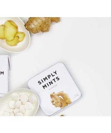 Simply Gum Ginger Mints - 1.1 OZ Fresh Ginger Flavor (Pack of 1) - Buy Online on SooperMarket.com