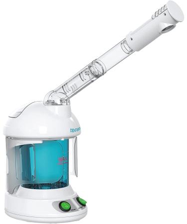 DENFANY Nano Ionic Face Steamer - Extendable 360 Rotating Arm | Skin Hydration and Pore Cleansing - Buy Online on SooperMarket.com