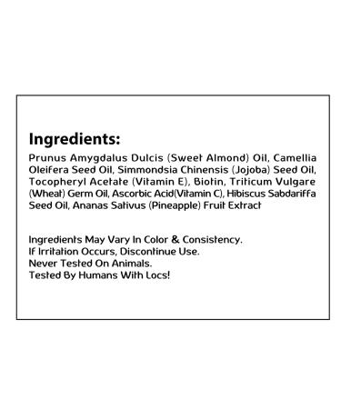 Locs Vegan Oil Spray Natural & Vegan Haircare Solution - Buy Online on SooperMarket.com