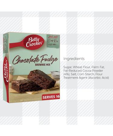 AETN Creations Bake Irresistible Homemade Brownies with Betty Crocker Brownie Mix Pack of Peanut Butter Chocolate Fudge and Triple Chocolate Flavours with AETN Fridge Magnet - Buy Online on SooperMarket.com