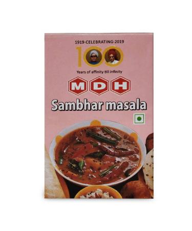 MDH Sambar Masala 100g - Authentic Indian Spice Blend for Flavorful Sambar - Buy Online on SooperMarket.com