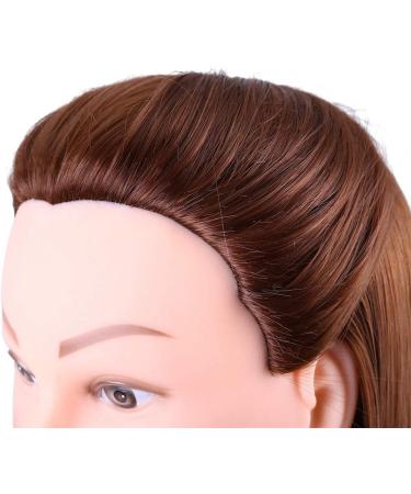 Cikonielf Hair Training Head - Synthetic Fiber for Web Design & Coloring Practice - Washable with Shampoo - Buy Online on SooperMarket.com