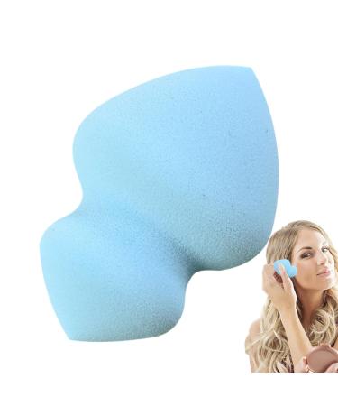 Veeteah Makeup Sponges For Foundation - Gyro Shape Soft Beauty Cosmetic Blender - Professional Streak Application Blender Sponge For Enhanced Make Up Application For Foundation Gyro Beauty Egg 28*40*60 Blue