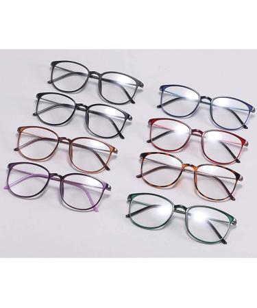 Koosufa Classic Retro Glasses Frames for Men & Women - Ultra Light Thin Panto Nerd Glasses with Case - Stylish TR90 Black Frames - Buy Online on SooperMarket.com
