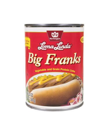 Loma Linda - Plant-Based Kosher - Big Franks 20 oz (Pack of 12)