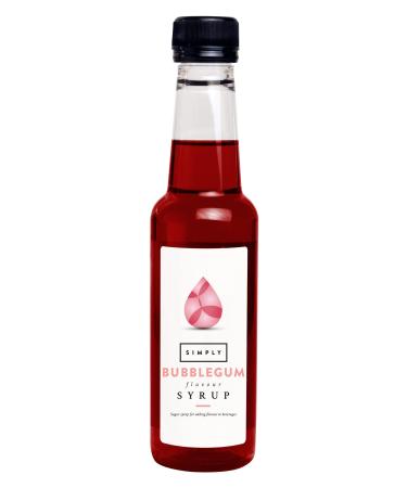 Simply Bubblegum Syrup Vegan & Nut Free Flavoured Syrup for Coffee Cocktails & Baking (250ml)
