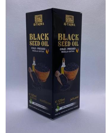 Black Seed Oil | Pure Virgin Black Cumin Seed Oil (Nigella Sativa) Kalonji | Cold Pressed Unrefined | Liquid 60ml - Buy Online on SooperMarket.com