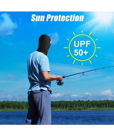 Rotto Storm Hood Cooling Balaclava - Summer Silk Face Mask for Motorcycle Bicycle Fishing | Unisex Sun Protection - Size 03 Black - Buy Online on SooperMarket.com