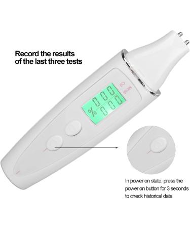 Facial Skin Tester Smart Skin Detector Pen Portable for Home Beauty Salon (White) - Buy Online on SooperMarket.com