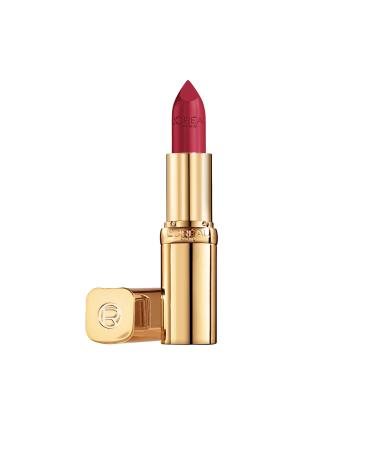 L'Or al Paris Color Riche Satin Smooth Lipstick Moisturising Pure Pigment Lip Colour With Omega 3 & Vitamin E 376 Cassis Passion 376 Cassis Passion 1 count (Pack of 1)