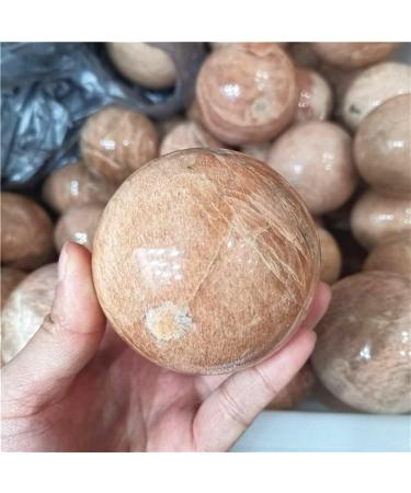 Natural Crystal Rough Home Natural Crystal Stone Peach Moonstone Polished Yellow Moonstone Crystal Ball ERBDRGAZ (Size : 9-10cm) - Buy Online on SooperMarket.com