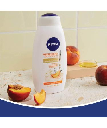 NIVEA White Peach & Jasmine Body Wash (3 Pack | 20 Fl Oz) - Nourishing Serum for Soft Skin - Buy Online on SooperMarket.com