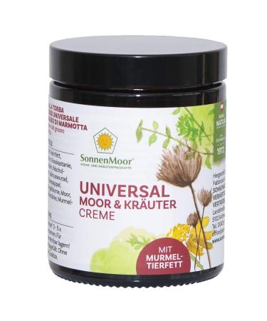 Sonnenmoor Universal moor and herbal cream with marmot 140g - natural marmot ointment for rubbing for skin and joint 140 g (1 Pack)