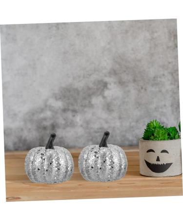 Alipis 20 Pcs Foam Pumpkin Halloween Party Decor Realistic Vegetables Decorative Foam Vegetables Pumpkin Decoration Mini Artificial Pumpkins Faux Pumpkin Craft Powder Silverx2pcs 5CMx2pcs - Buy Online on SooperMarket.com