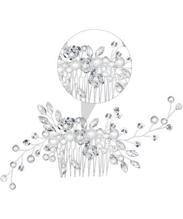 Mikinona 1 PC Piece Pearl Comb Wedding Hair Comb Bridal Hair Comb Wedding Headdress Wedding Hair Headdress - Buy Online on SooperMarket.com