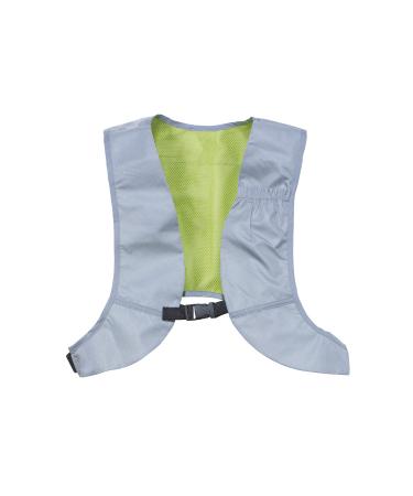 Newrban |Reflecting turning vest - light and safe - equipped with a practical and spacious cell phone pocket - unit size - color gray