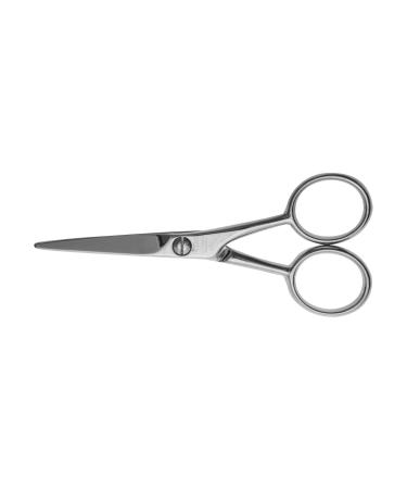Nippes Solingen Bartscher nickel-plated steel rustproof 11 cm in length men's men's bortet shear men beard shear men nasal hair scissors made in germany 295 nickel-plated 1-piece.Bart shear 11 cm