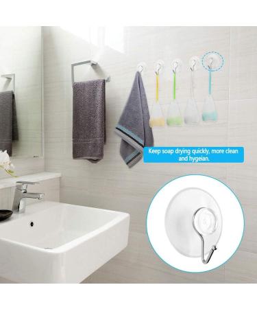 8 Pieces Soap Net Bag with 5 Pack Suction Hook Mesh Soap Saver Bags Soap Pouch Double Layer Foaming Net with Drawstring for Foaming Drying Soap - Buy Online on SooperMarket.com
