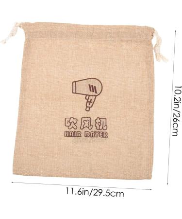 BELLIFFY 2pcs Hair Dryer Carrying Bags Hair Dryer Pouch Suitcase Organizer Drawstring Storage Bag Cloth - Buy Online on SooperMarket.com