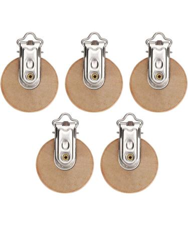 Cikonielf 5pcs Wood Pacifier Clips - 3cm Baby Pacifier Belt Holder & DIY Accessories for Teething - Buy Online on SooperMarket.com