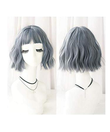Buy BGHJUE Short Wavy Bob Lace Front Human Hair Wig - 9 Inch Dark Brown Honeypudding Color - International Shipping Available - Buy Online on SooperMarket.com