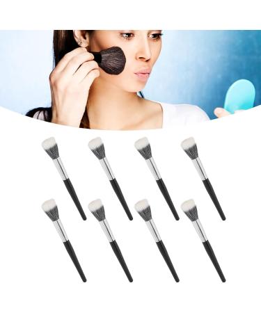 Stippling Brushes Soft Bristles Flat Top Ergonomic Handle 8 Piece Makeup Brush Set for Liquid Foundation - Buy Online on SooperMarket.com