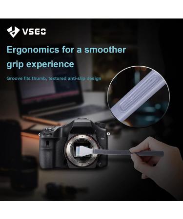 VSGO VS-S02-E APS-C Sensor Cleaning Kit - 10 Swabs & Cleaner Solution for Nikon Canon DSLR - Buy Online on SooperMarket.com