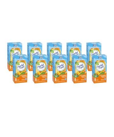 Crystal Light On The Go Peach Mango Green Tea Drink Mix, 10-Packet Box (Pack of 10) peach 1 Count (Pack of 10)