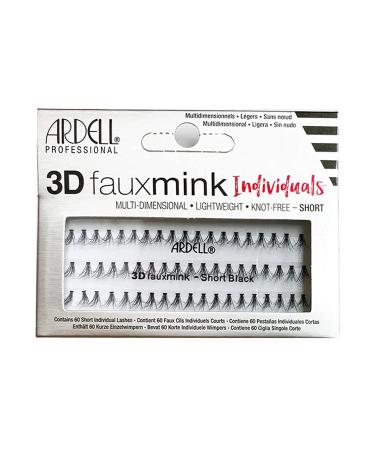 3D Faux Mink Individuals Short